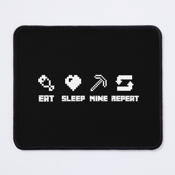 Item preview, Minecraft Eat Sleep Mine Repeat  designed and sold by Kubala Designs.
