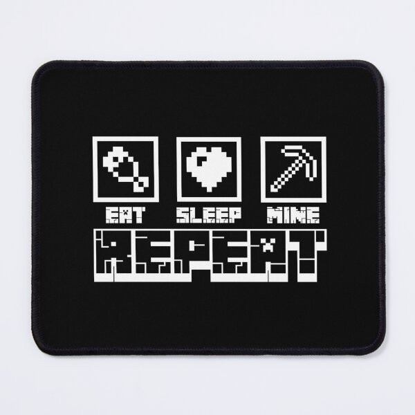 Item preview, Minecraft Eat Sleep Mine Repeat  designed and sold by Kubala Designs.