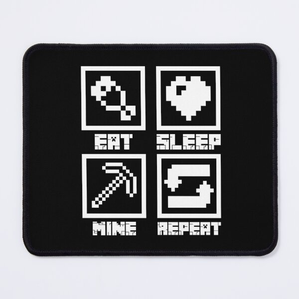 Item preview, Minecraft Eat Sleep Mine Repeat  designed and sold by Kubala Designs.