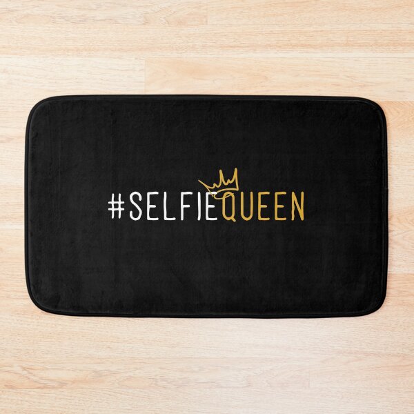 Item preview,  Selfie Queen (white & gold text) designed and sold by ureggie.