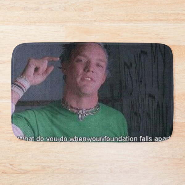 Item preview, SLC Punk Stevo "What do you do when your foundation falls apart? I don't know, they don't teach you that in school." designed and sold by aceandjack.
