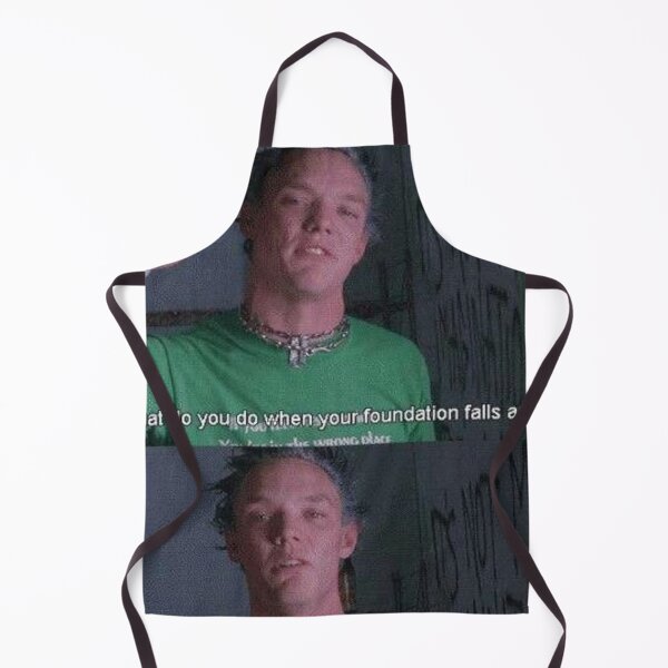 Item preview, SLC Punk Stevo "What do you do when your foundation falls apart? I don't know, they don't teach you that in school." designed and sold by aceandjack.