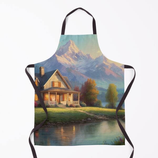 Artikelvorschau, Serene Farmhouse by the Mountain Lake entworfen und verkauft von BlareBlare.