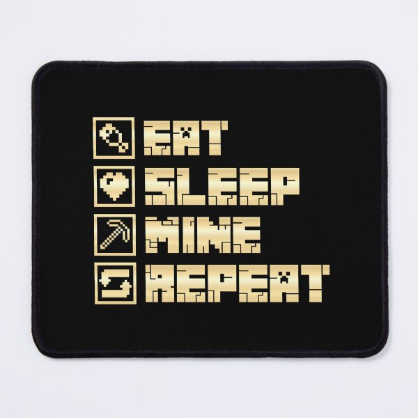 Item preview, Copy of Minecraft Eat Sleep Mine Repeat designed and sold by Kubala Designs.