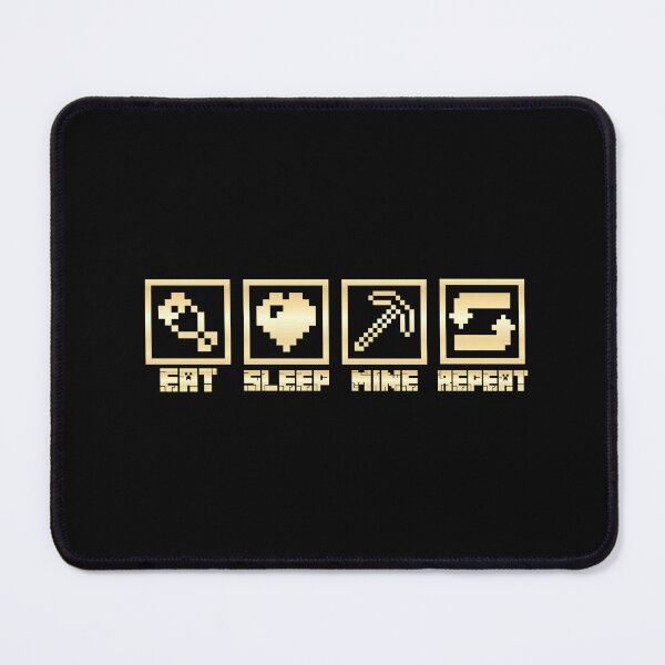 Item preview, Minecraft Eat Sleep Mine Repeat  designed and sold by Kubala Designs.
