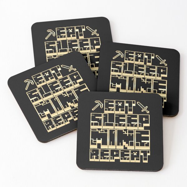 Item preview, Minecraft Eat Sleep Mine Repeat  designed and sold by Kubala Designs.