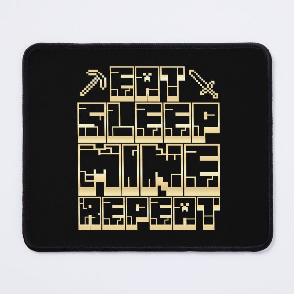 Item preview, Minecraft Eat Sleep Mine Repeat  designed and sold by Kubala Designs.