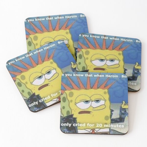 Item preview, SLC Punk Spongebob Heroin Bob meme designed and sold by aceandjack.