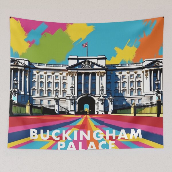 Item preview, Buckingham Palace Pop Art designed and sold by GhumGham.
