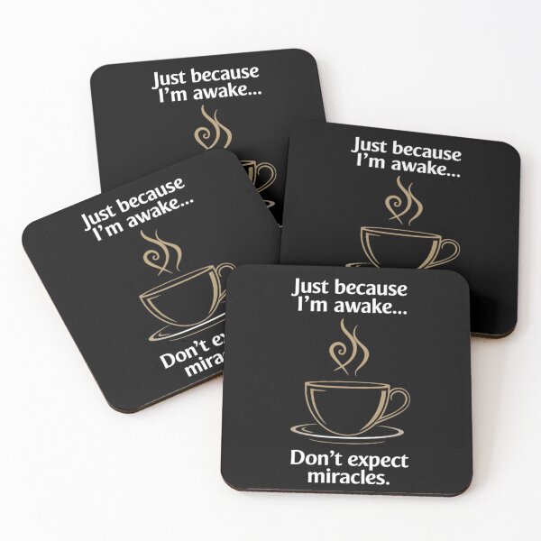 Item preview, Awakened but Not Miraculous - Elegant Coffee Design designed and sold by TeeGrit.