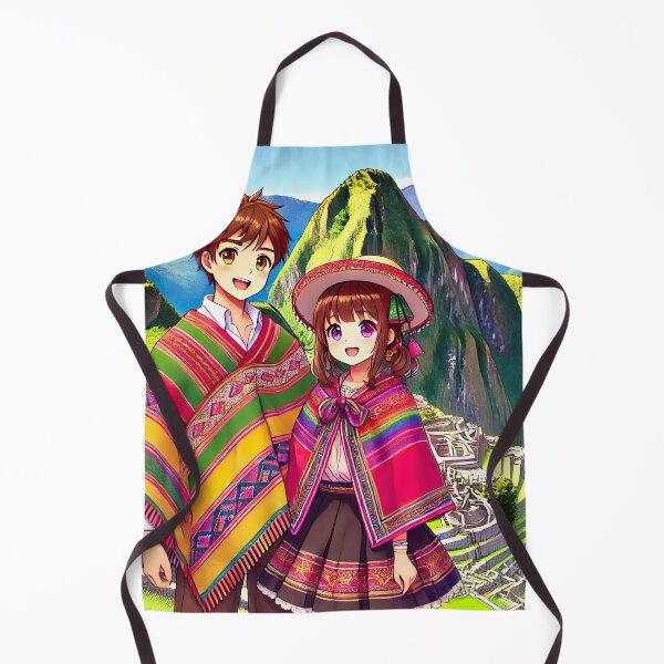 Item preview, Anime-Style Love Story at Machu Picchu designed and sold by unrealartwork.