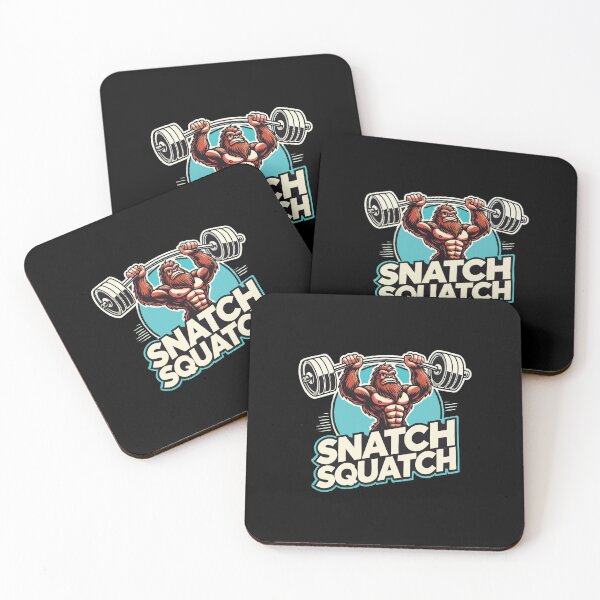 Item preview, Snatch Squatch - Funny Weightlifting designed and sold by chantastical.