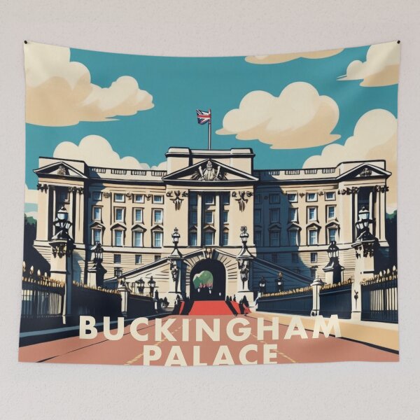 Item preview, Buckingham Palace Pop Art designed and sold by GhumGham.