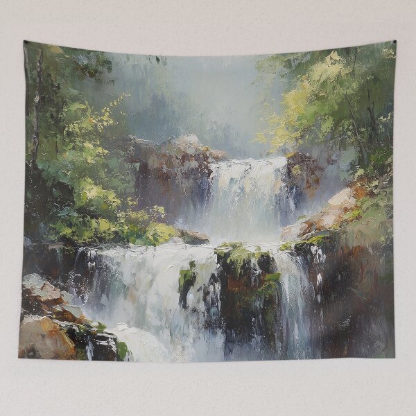 Item preview, Whispers of the Forest Falls designed and sold by Serene-Scenes.