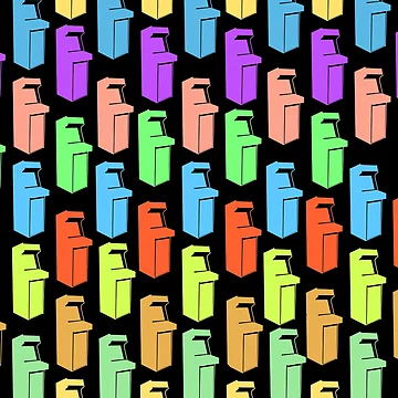 Artwork thumbnail, Retro Arcade Machine Pattern by Fun Funky Designs