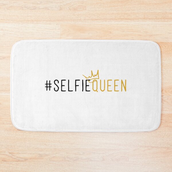 Item preview, Selfie Queen (black & gold text) designed and sold by ureggie.