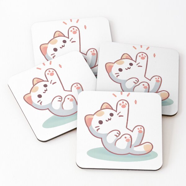 Item preview, Cute Cartoon Cat with Happy Vibes 07 designed and sold by Artidnan12.