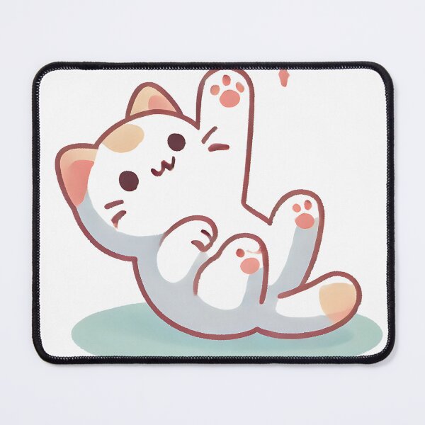 Item preview, Cute Cartoon Cat with Happy Vibes 07 designed and sold by Artidnan12.