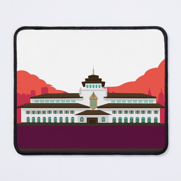 Item preview, gedung sate landmark design vector designed and sold by andriassaputro.