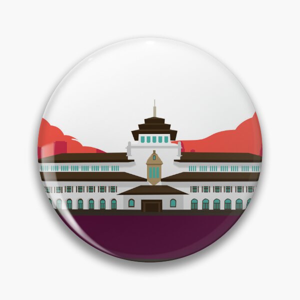 Item preview, gedung sate landmark design vector designed and sold by andriassaputro.