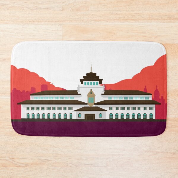 Item preview, gedung sate landmark design vector designed and sold by andriassaputro.