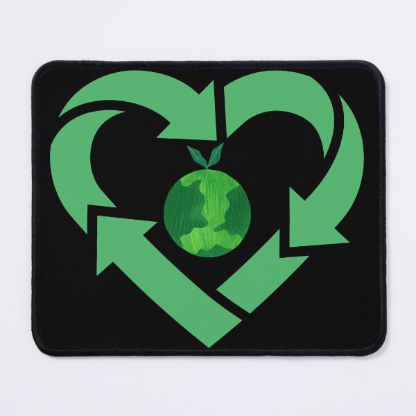 Item preview, Heart Shaped Recycling Earth Design designed and sold by hallwell.