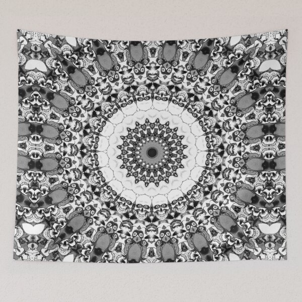 Item preview, Creepy Skulls Mandala designed and sold by Phil Perkins.