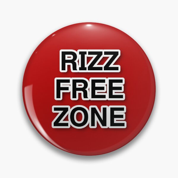 Item preview, Rizz free zone designed and sold by Rocklights.