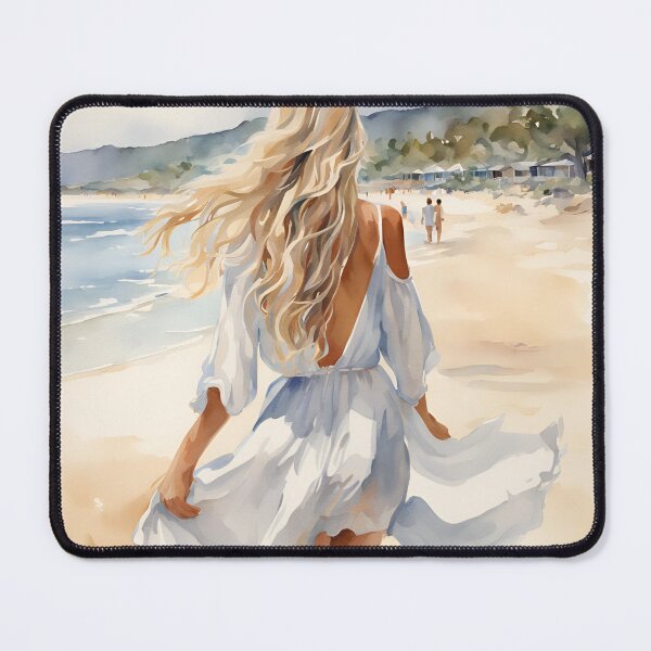 Item preview, Christmas in Australia - Beach Christmas walk designed and sold by RosieKingArt.