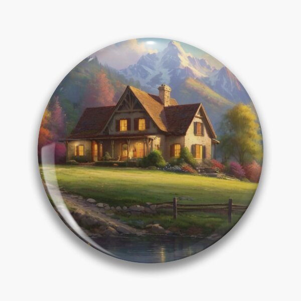 Item preview, Maison of Serenity with Mountain Views designed and sold by BlareBlare.