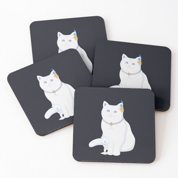 Item preview, Mewvillette (Genshin Impact Neuvillette as a cat)  designed and sold by ugh-lines.