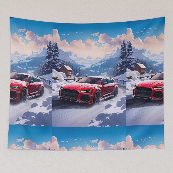 Item preview, Sport Avant On Snowy Mountain Road At Sunrise designed and sold by RevUpDesign.
