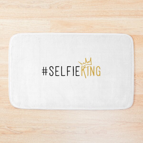 Item preview, Selfie King (black & gold text) designed and sold by ureggie.