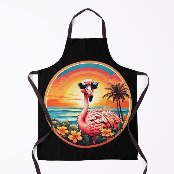 Item preview, Sunglasses Flamingo by The Beach with Ocean Waves designed and sold by NautiChic.