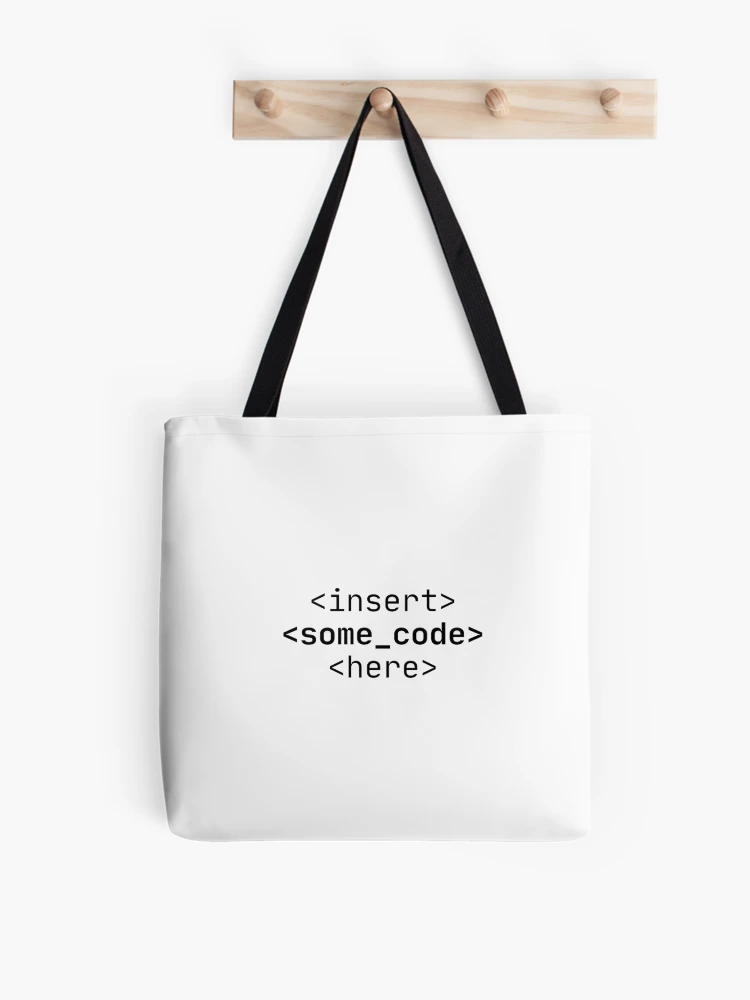 Thumbnail 1 of 2, Tote Bag, Programing code designed and sold by MPDesign84.