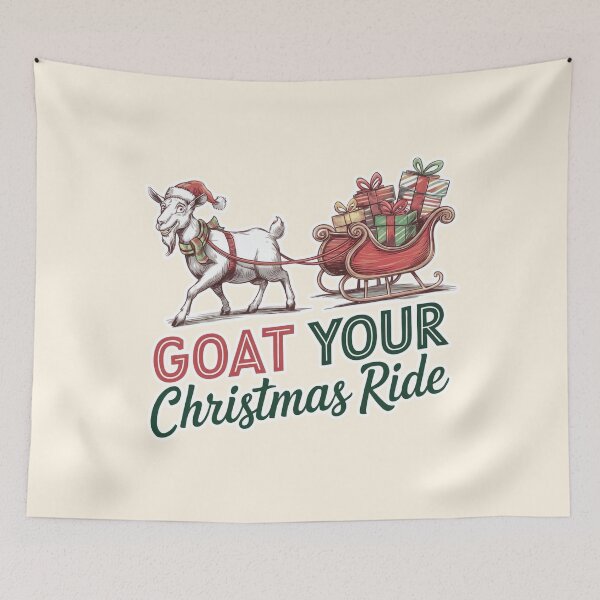 Item preview, Goat Your Christmas Ride Festive Fun  designed and sold by Dream-Fab.