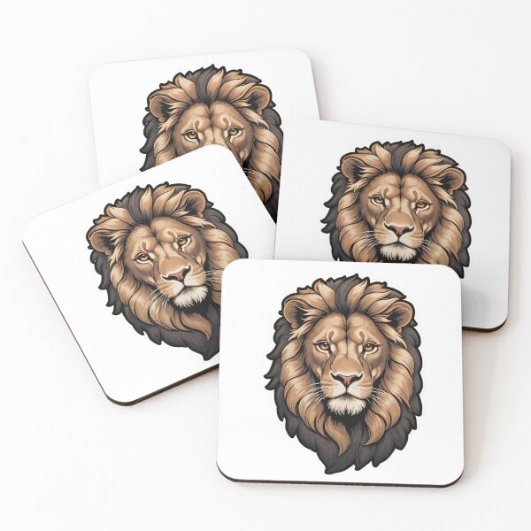 Item preview, Majestic Lion Head Illustration designed and sold by DAYMONDAY1976.