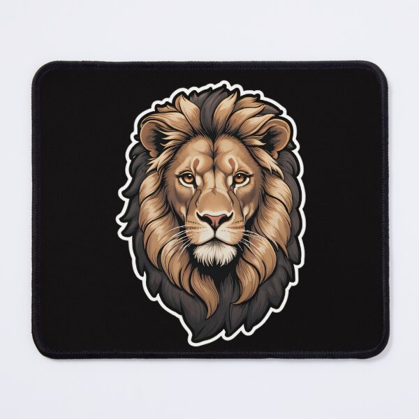 Item preview, Majestic Lion Head Illustration designed and sold by DAYMONDAY1976.