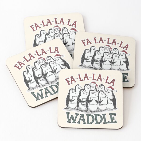 Item preview, Fa-La-La-La Waddle Penguin Humor designed and sold by Dream-Fab.