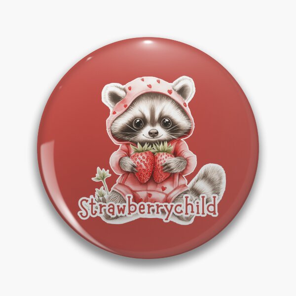 Item preview, Raccoon Strawberry designed and sold by Villemo-sells.