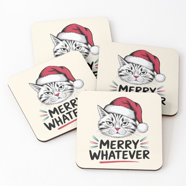 Item preview, Merry Whatever Grumpy Cat Humor designed and sold by Dream-Fab.