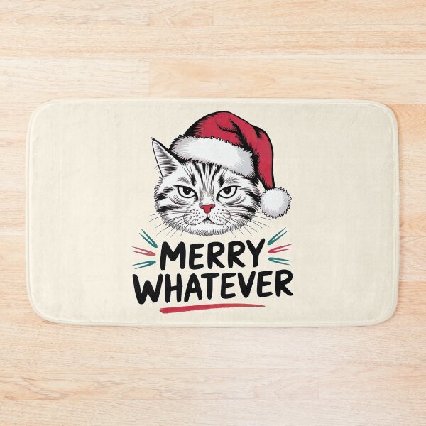 Item preview, Merry Whatever Grumpy Cat Humor designed and sold by Dream-Fab.