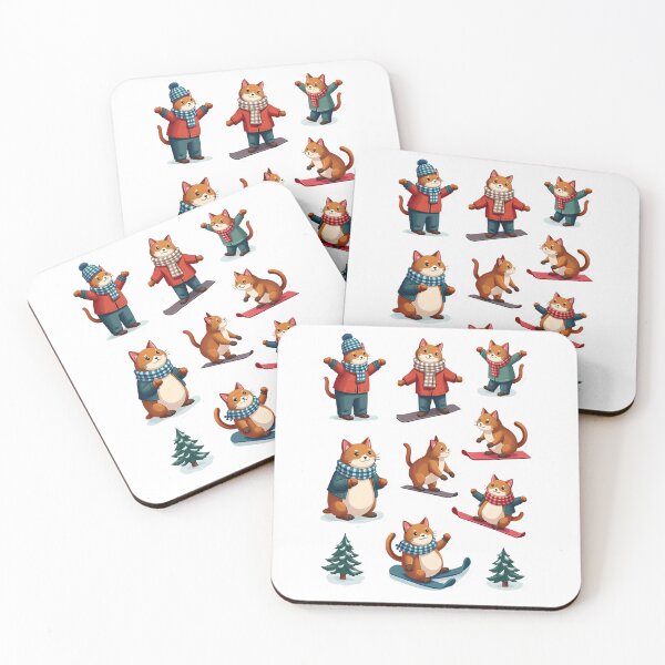 Item preview, Wintersports Cat - Gifts for Cats & Winters Lovers designed and sold by kjp-design.