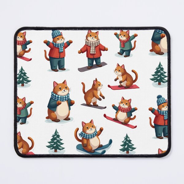 Item preview, Wintersports Cat - Gifts for Cats & Winters Lovers designed and sold by kjp-design.