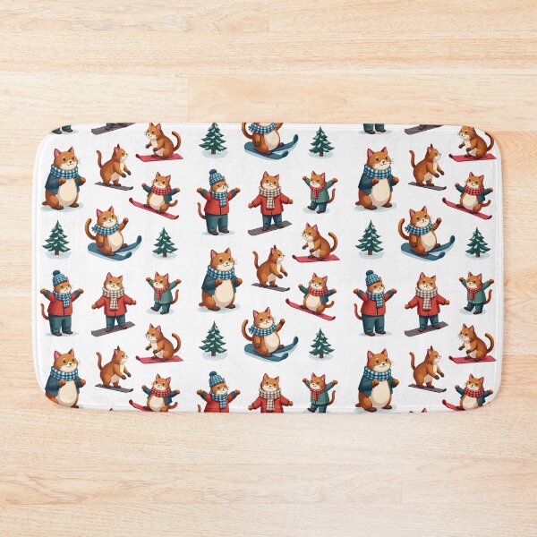 Item preview, Wintersports Cat - Gifts for Cats & Winters Lovers designed and sold by kjp-design.