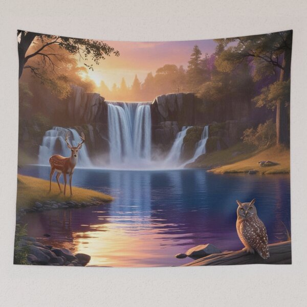 Item preview, Forest sunset designed and sold by milena-d98.