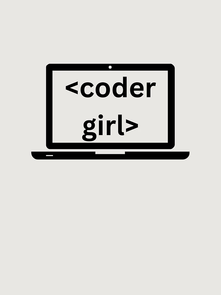 Thumbnail 6 von 6, Premium Oversized Pullover, Coder Girl designt und verkauft von PatchMerch.