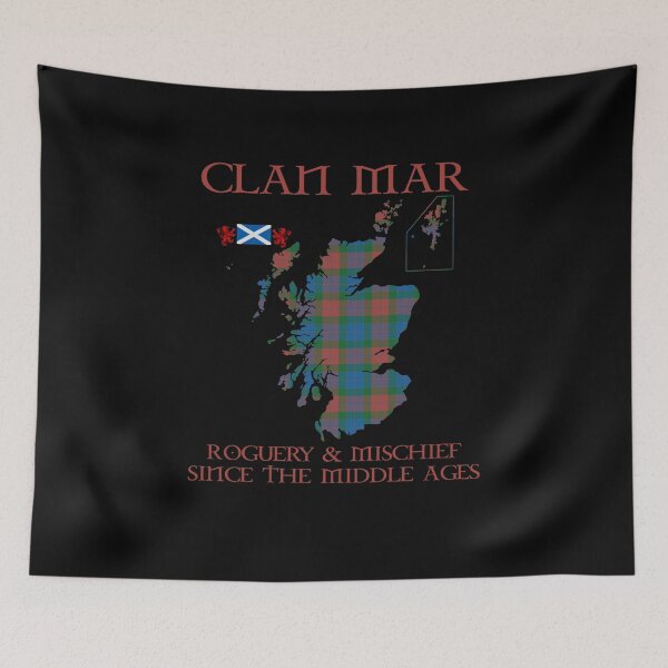 Item preview, Clan Mar tartan Scotland map Saltire flag and lion rampant scottish designed and sold by Clan1093.