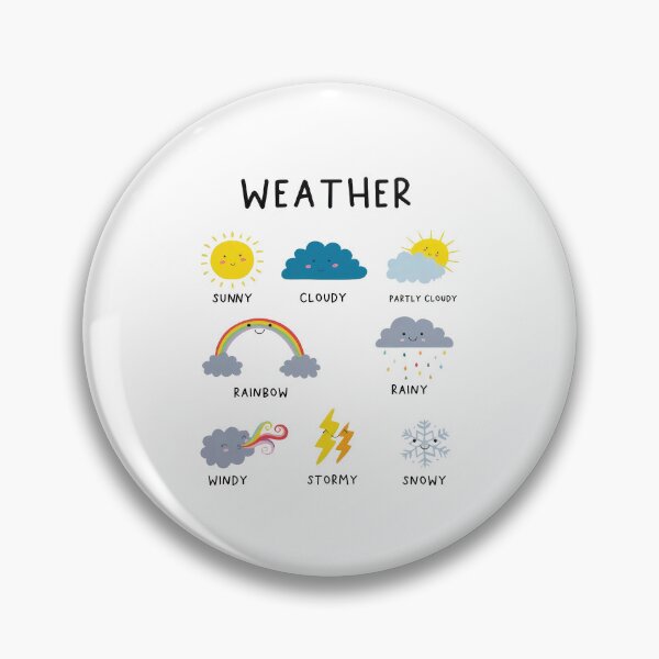 Item preview, Weather Icons Cute and Colorful Weather Design designed and sold by nor-my.