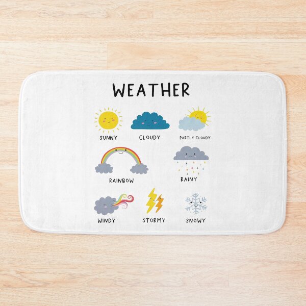 Item preview, Weather Icons Cute and Colorful Weather Design designed and sold by nor-my.